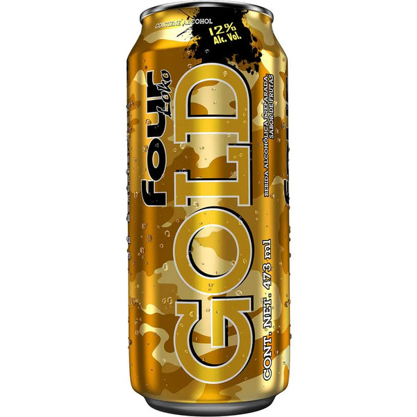 BEEBIDA FOUR LOKO 473ML GOLD 12%